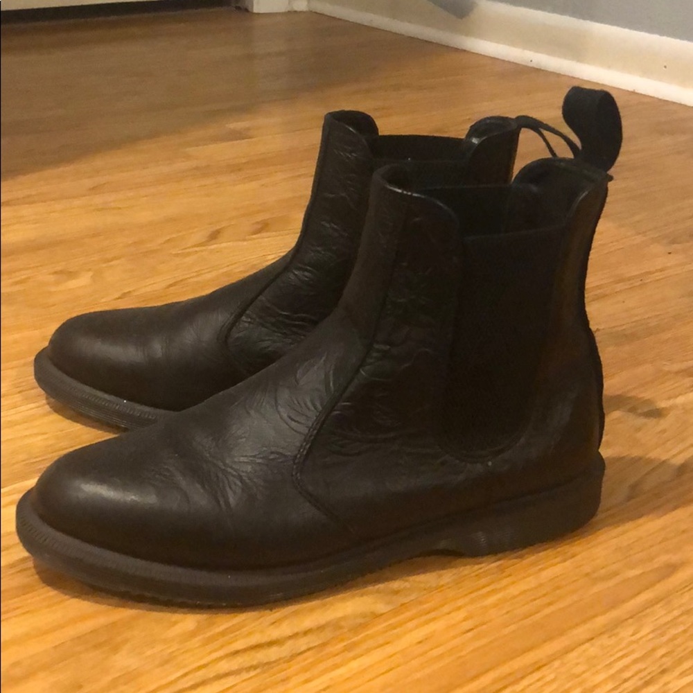 Floral embossed Dr.Martens